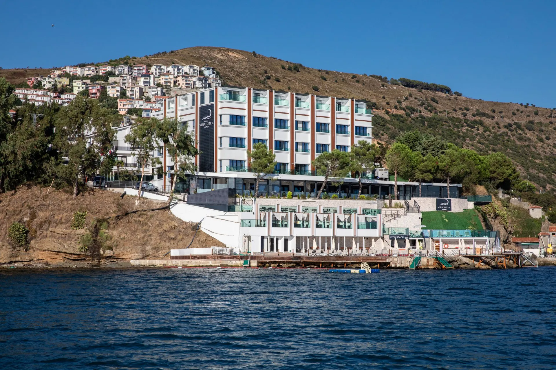 Vira Otel tesis görünümü
